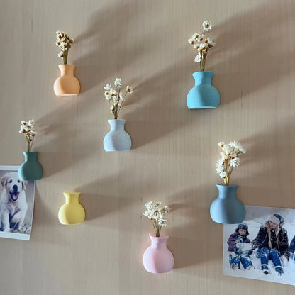 Mini Vasen mit Magnet – Deko für Kühlschrank & Büro