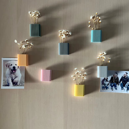 Mini Vasen mit Magnet – Deko für Kühlschrank & Büro