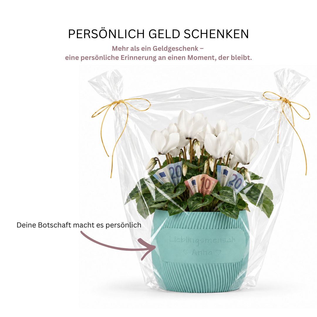 Personalisierter Blumentopf Twista