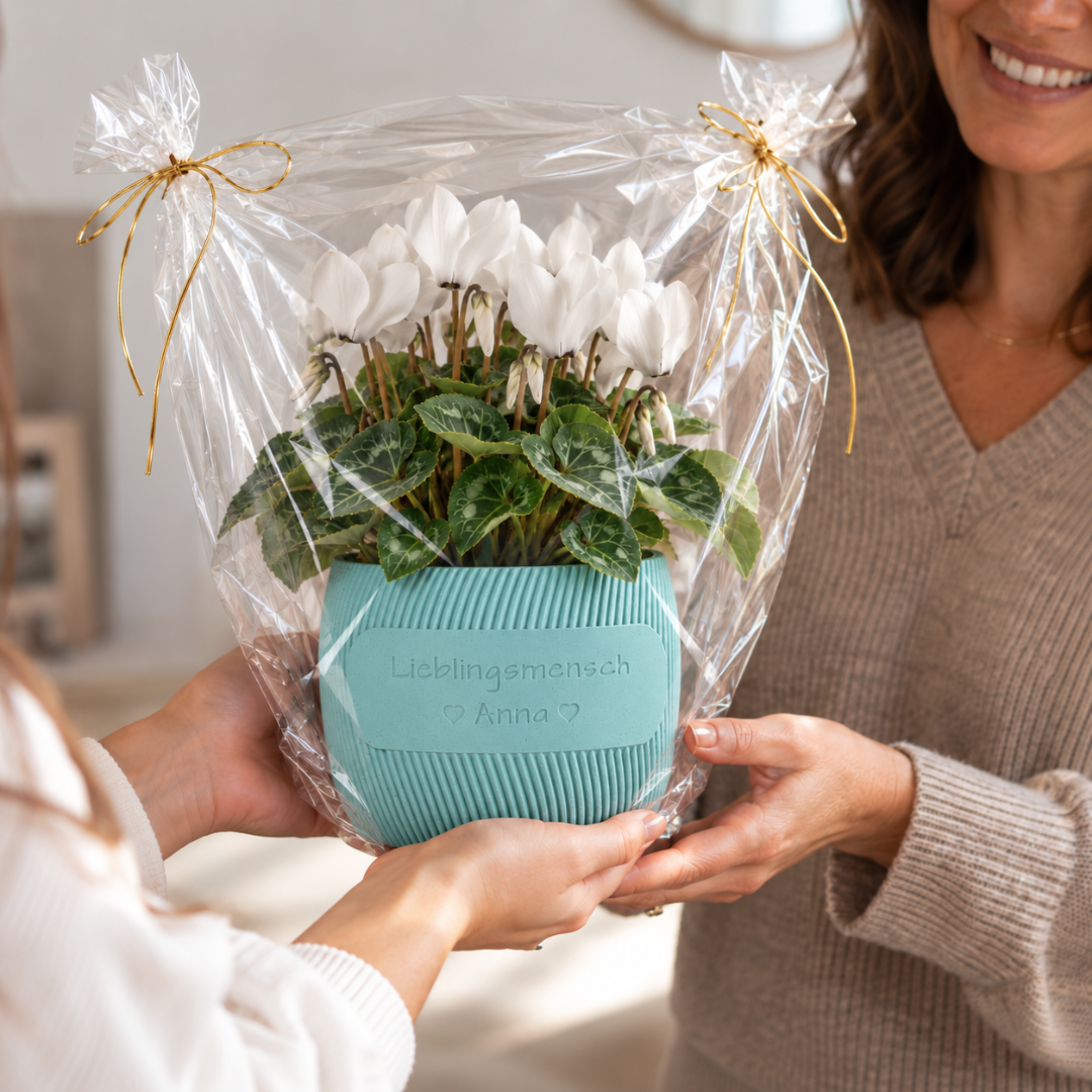Personalisierter Blumentopf Twista